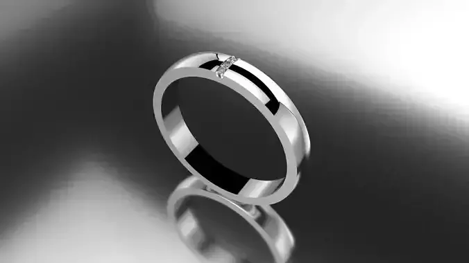 Wedding Band Straight Line