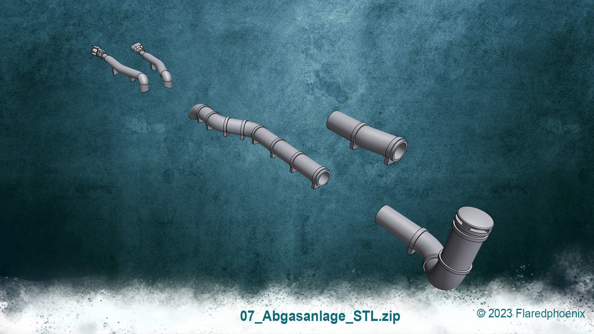 U-Boot TYP VII C 3D print model_24