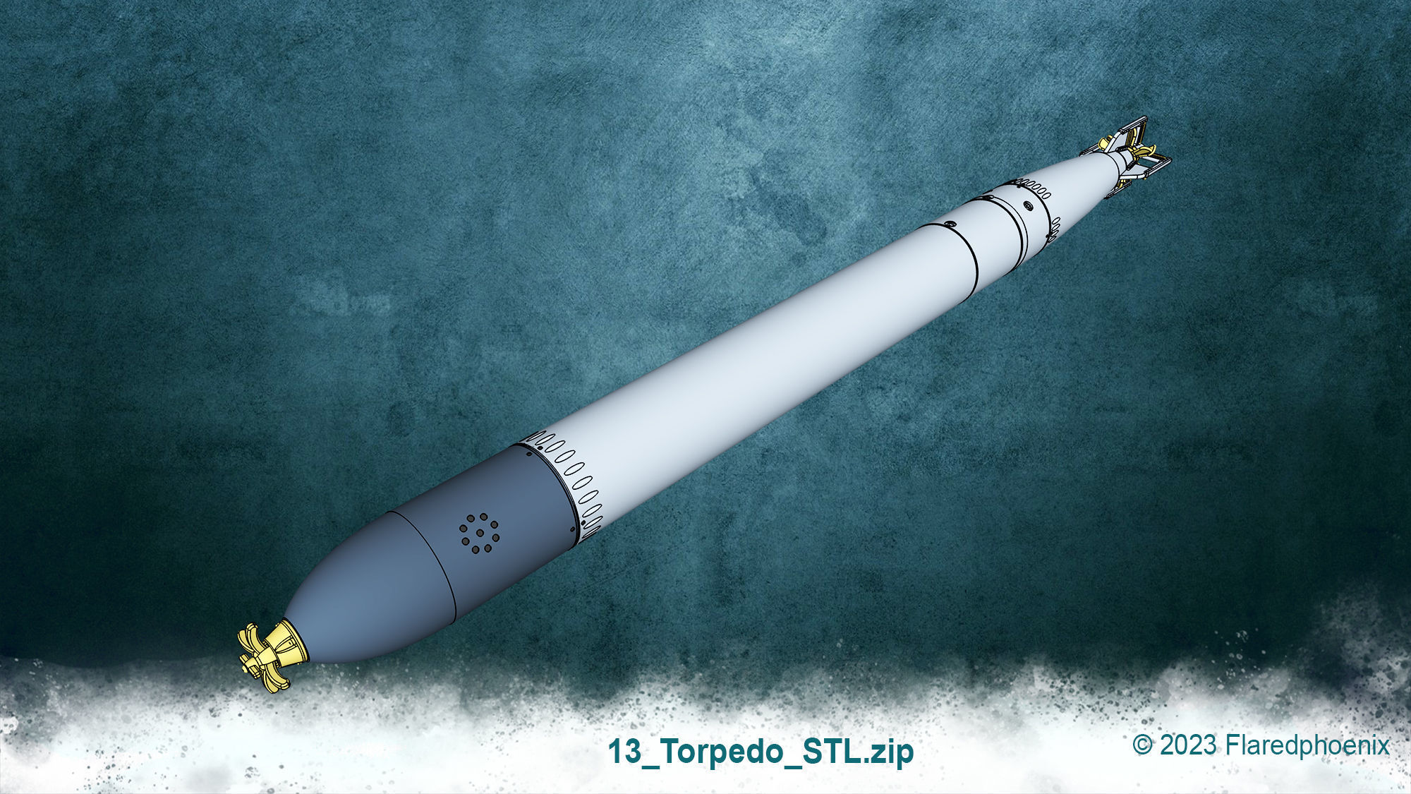 U-Boot TYP VII C 3D print model_33