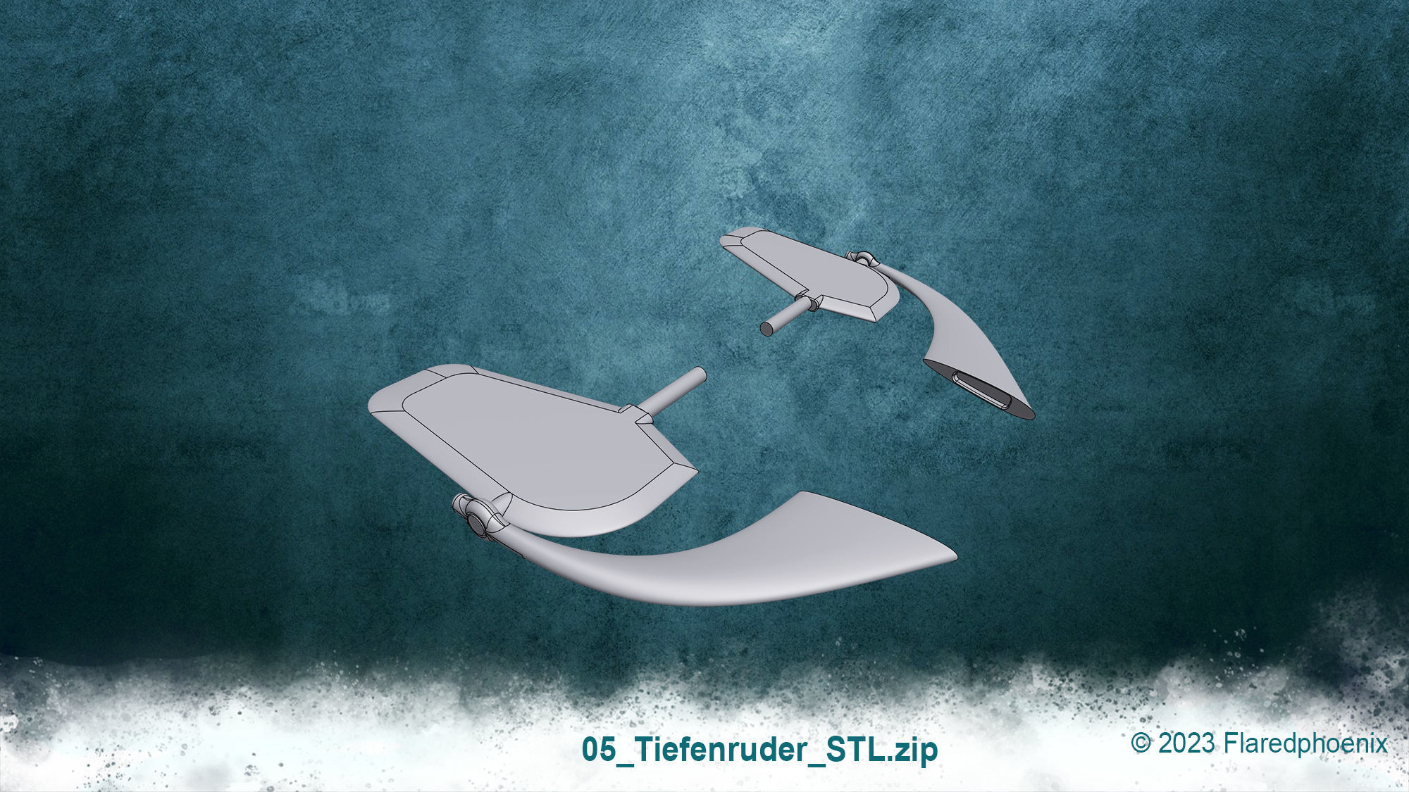 U-Boot TYP VII C 3D print model_22