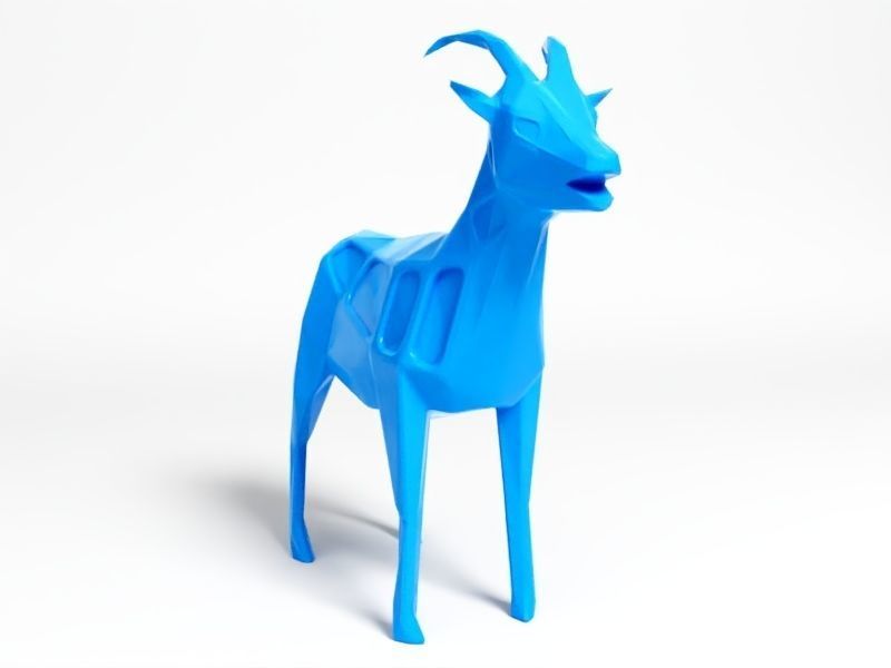 Polygon Goat 3D print model_5