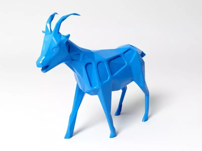 Polygon Goat  3D print model_0