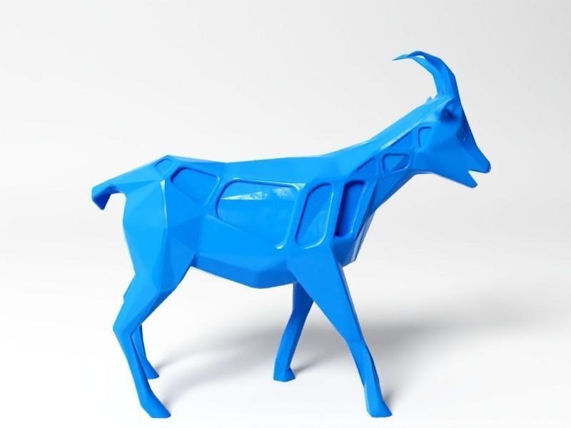 Polygon Goat  3D print model_4