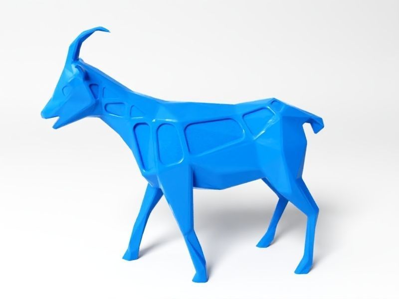 Polygon Goat  3D print model_1