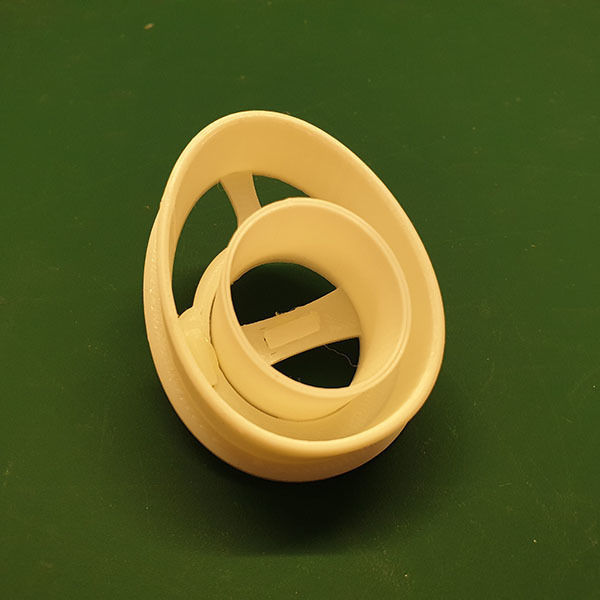Easter Egg Shape Cookie Cutter 3D print model_4
