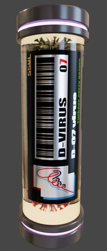 chemicals and viruses 3D model_4