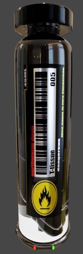 chemicals and viruses 3D model_12