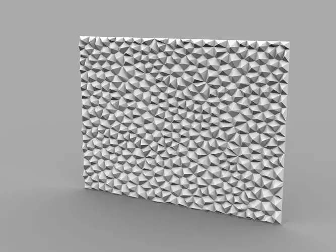 3D Diamond wall panel Free 3D model
