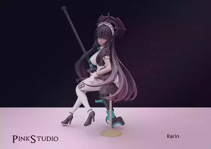 Blue archive - karin 3D print model