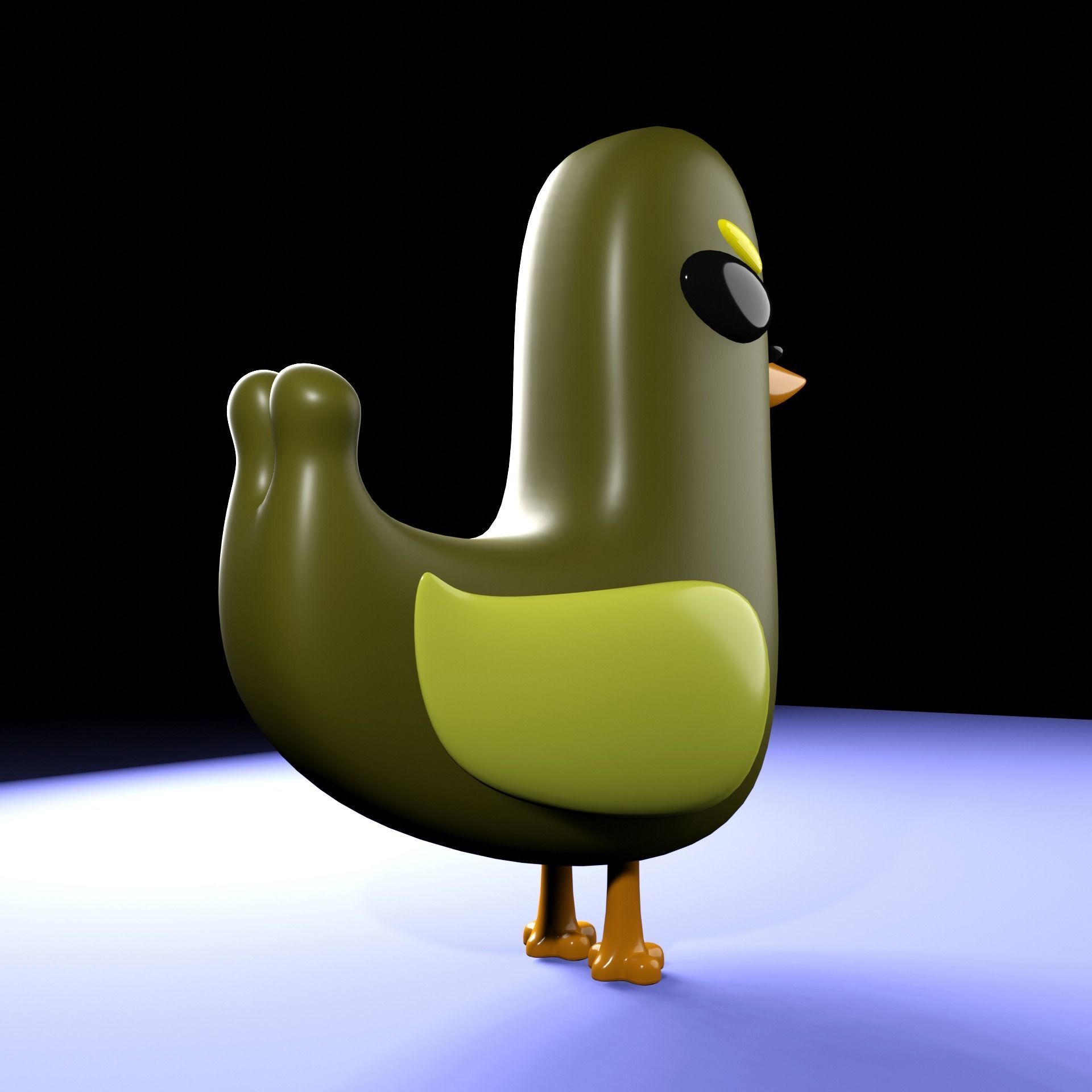 Mister Birb 3D model_1