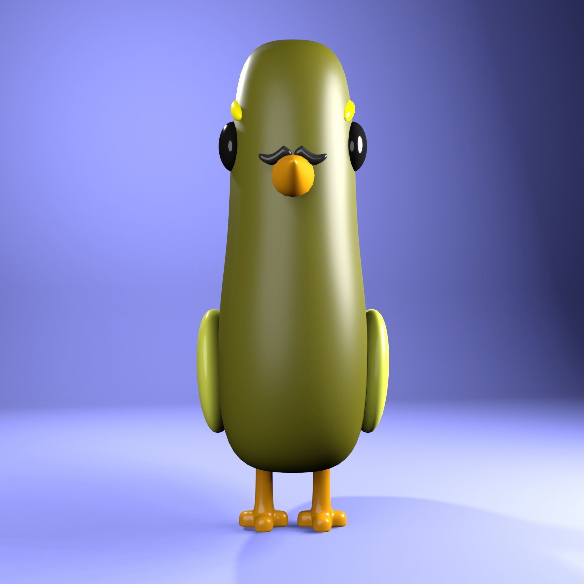 Mister Birb 3D model_2