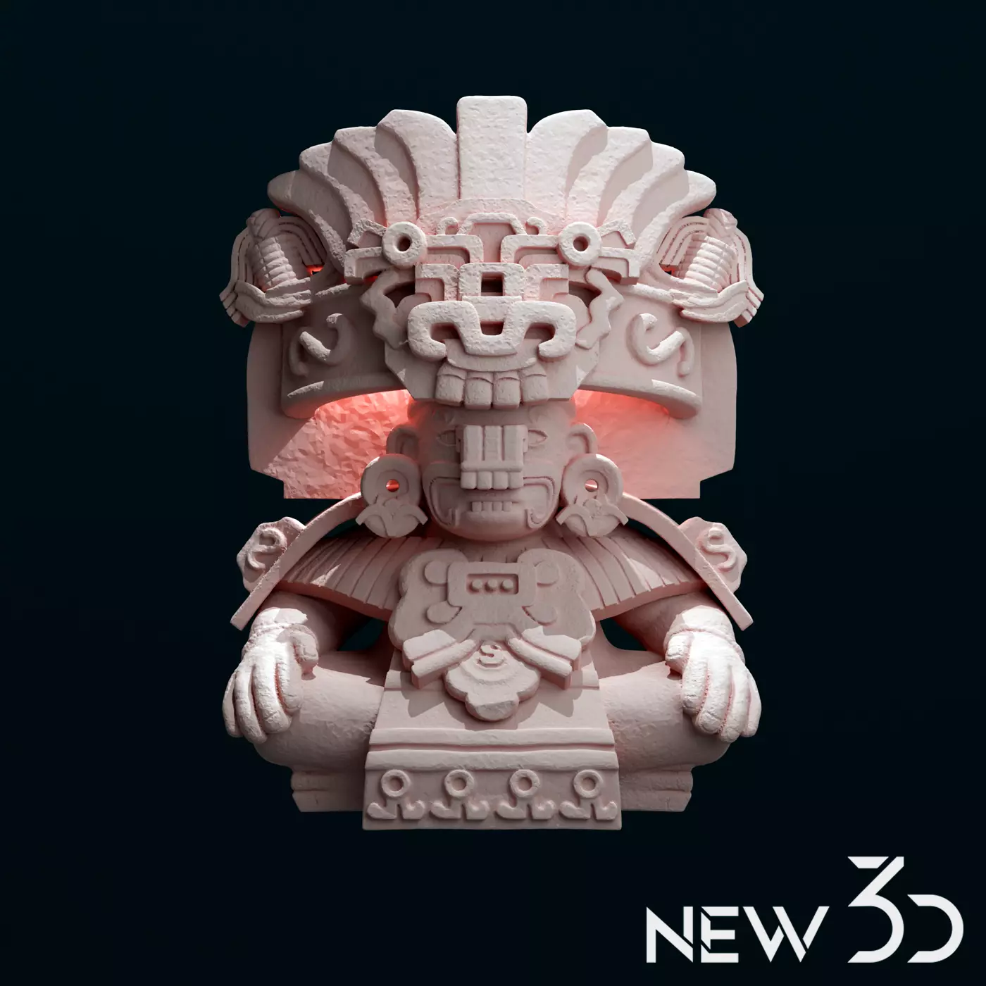 Dios Cocijo Cultura Zapoteca 3D print model_0