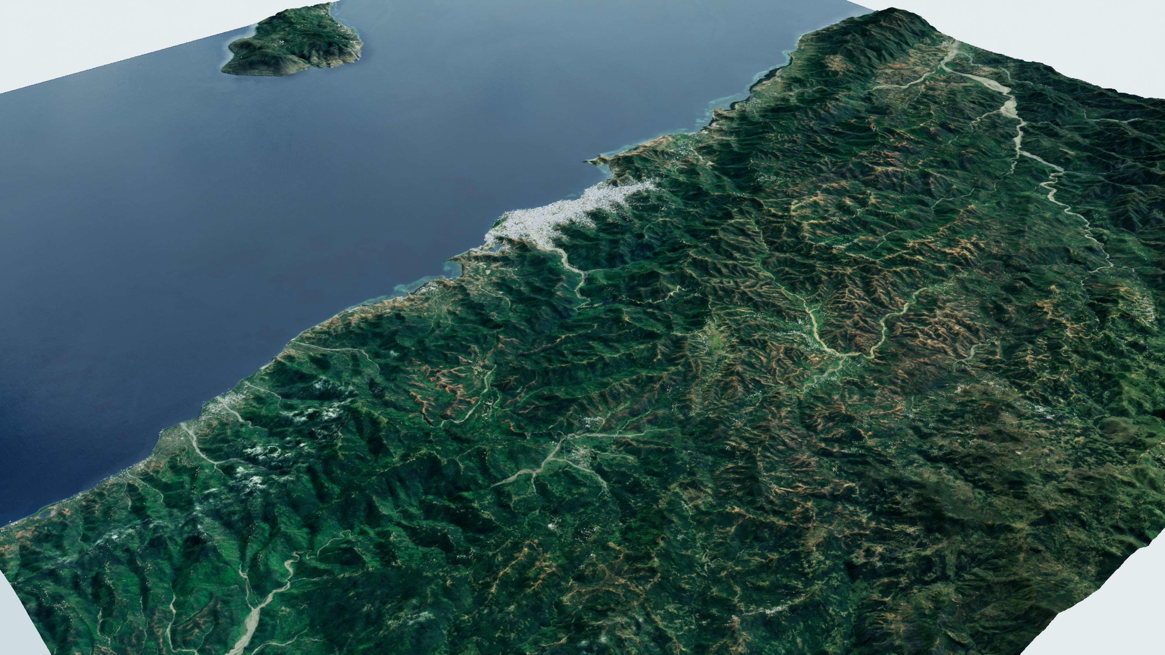 Dili Timor-Leste City Landscape 3D Model 3D model | CGTrader