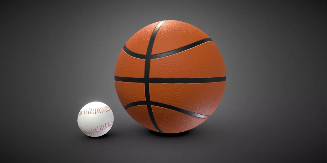 Balls Free low-poly 3D model