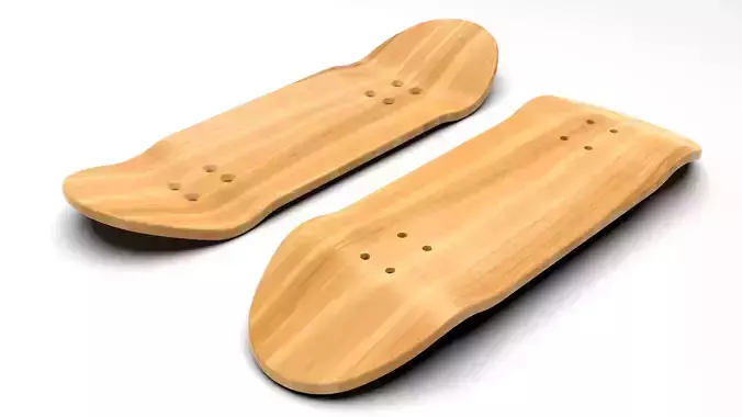 Fingerboard with Mold Design 3D print model