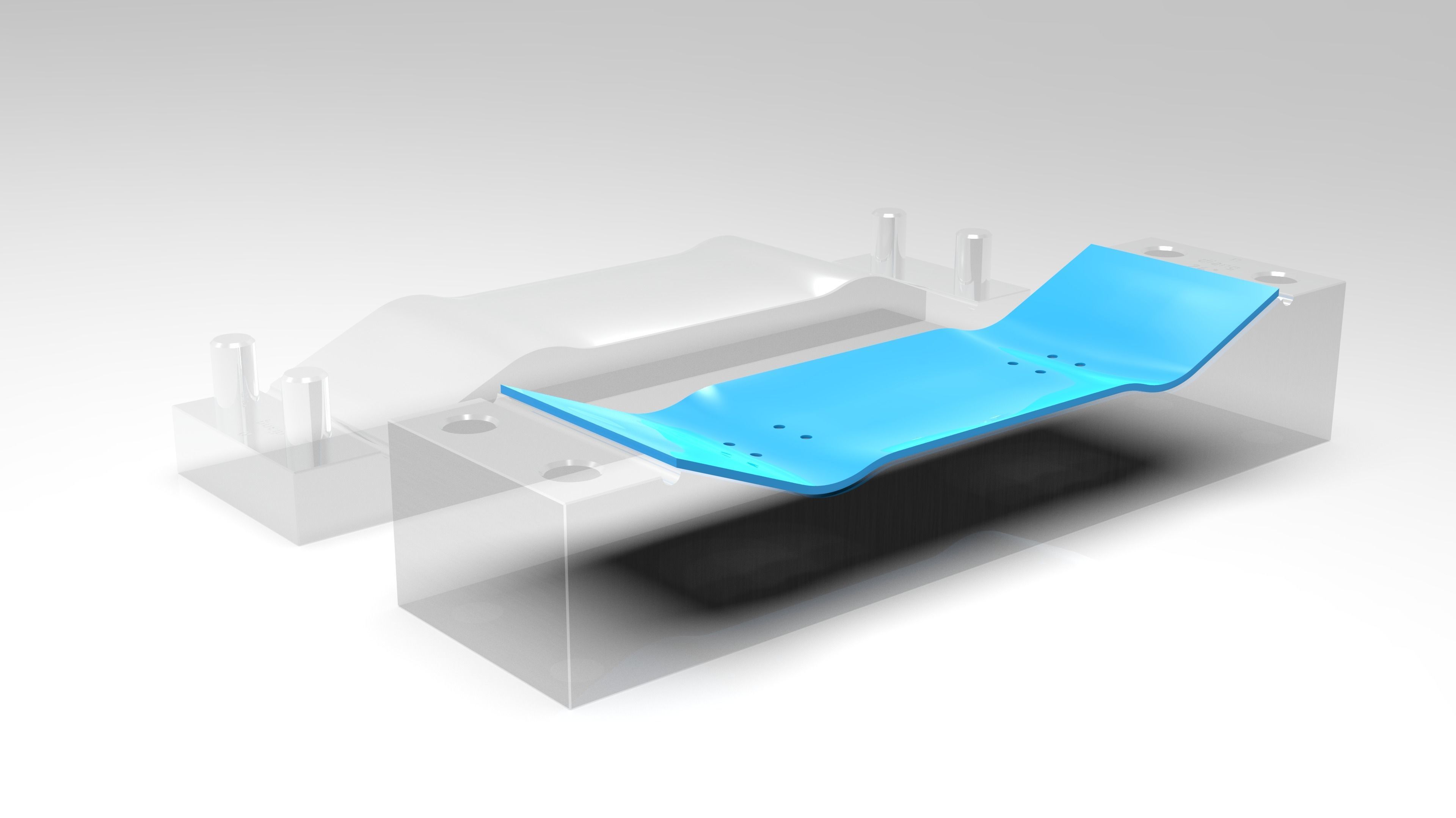 Fingerboard with Mold Design 3D print model_8