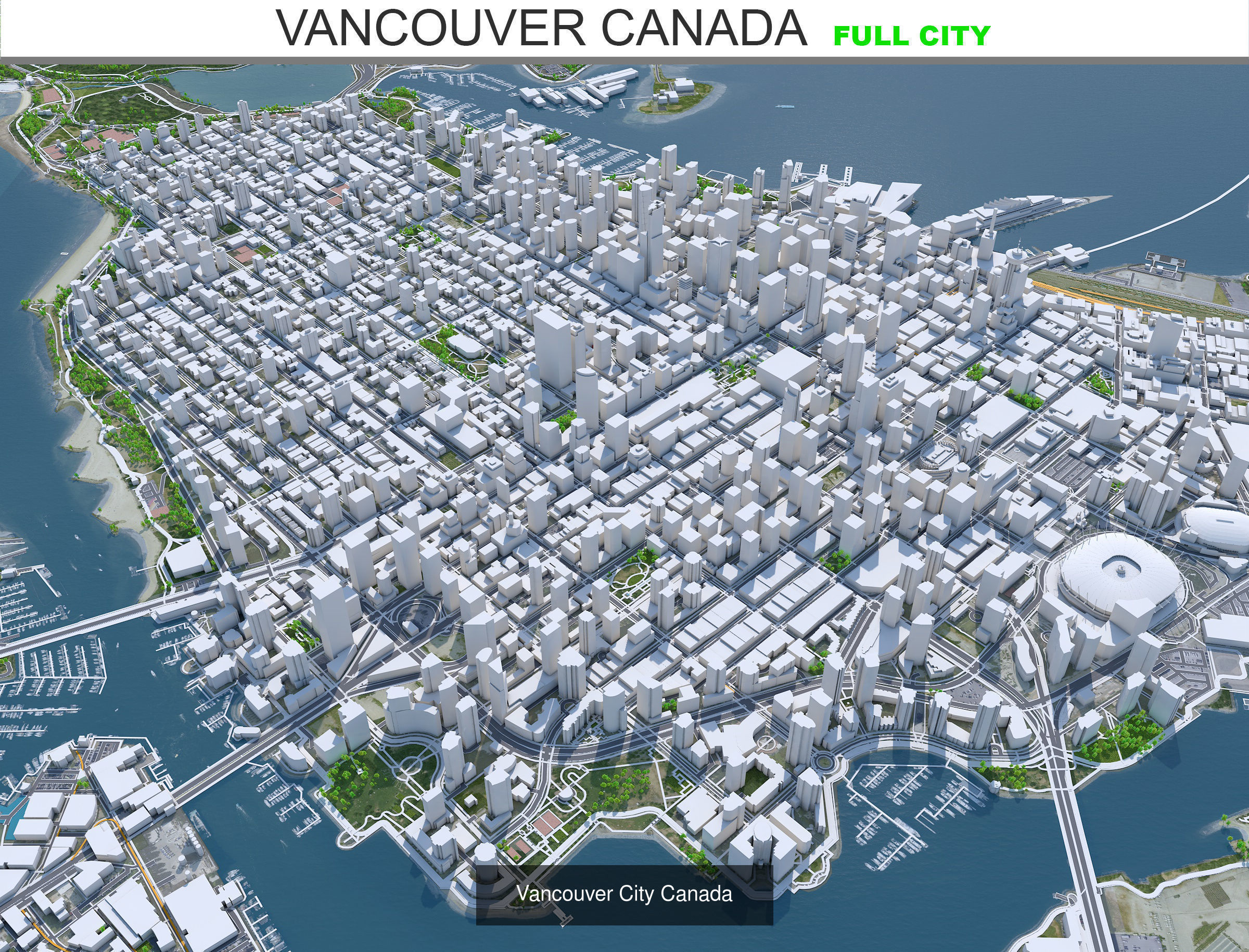 Greater Vancouver Cities 3D Model Collection_2