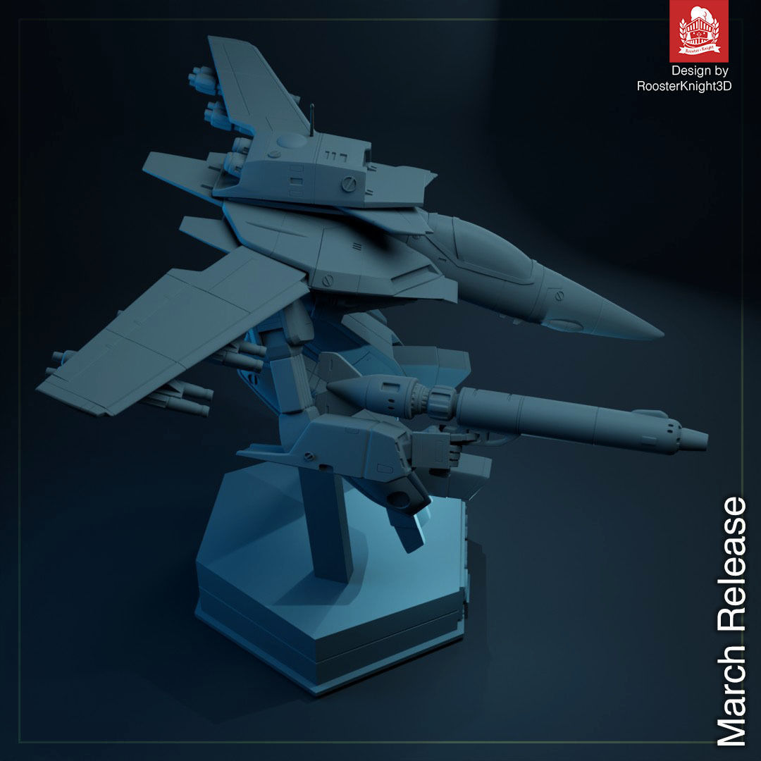 Macross Robotech VF-1J Valkyrie Gerwalk 3D model 3D printable | CGTrader
