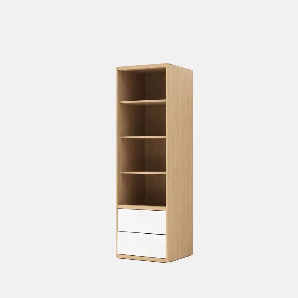 spacer sliding wardrobe 600 drawer shelf wardrobe 3D model_0