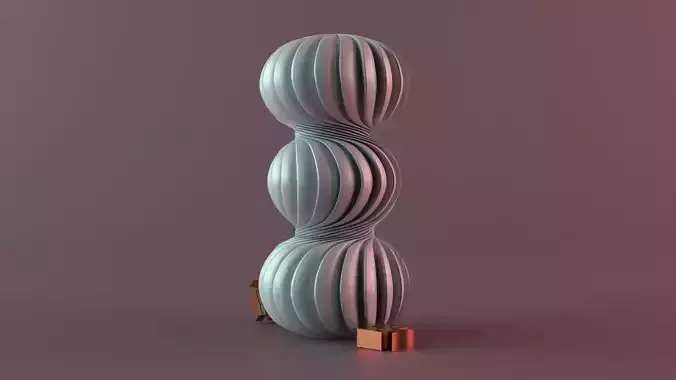 DOUBLE HELIX MOULD 3D print model
