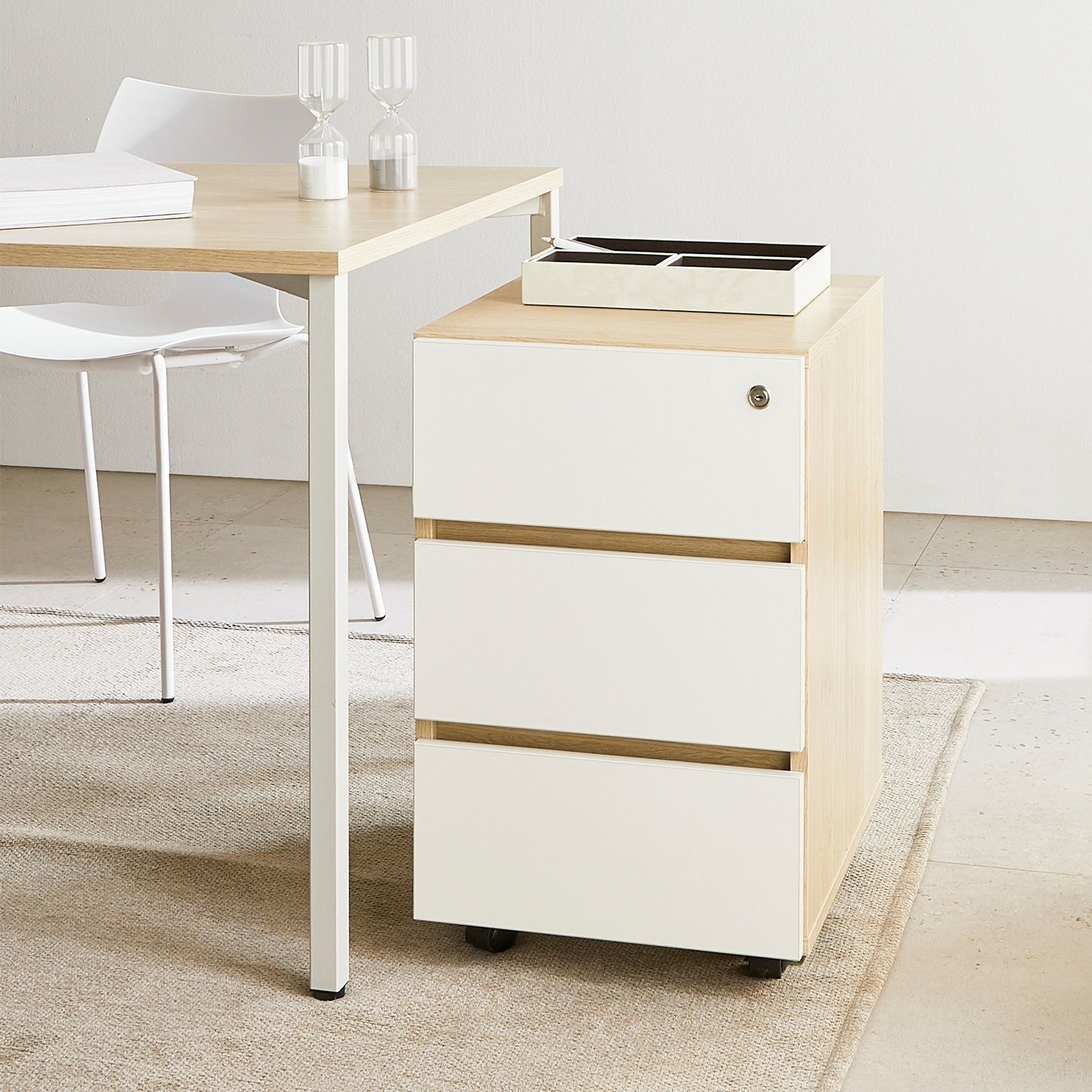 onion Maple Drawer Wide 3D model_2