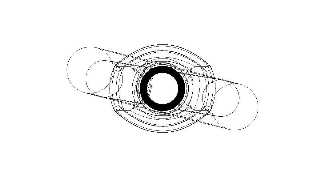 Cast Eye and Eye Turnbuckle THD10 3D model_16