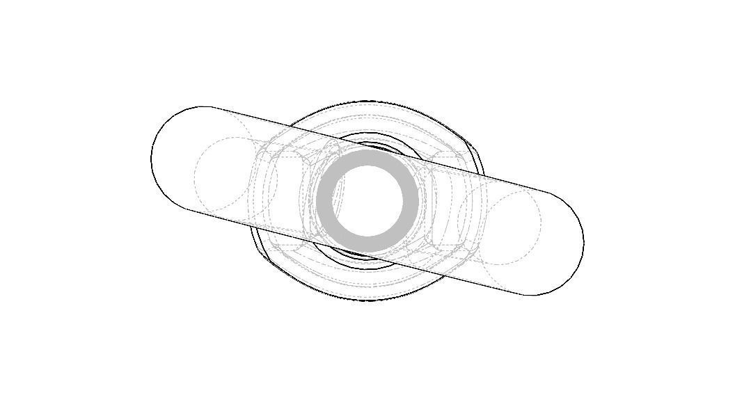 Cast Eye and Eye Turnbuckle THD10 3D model_15