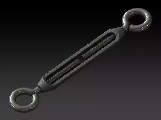 Cast Eye and Eye Turnbuckle THD10 3D model