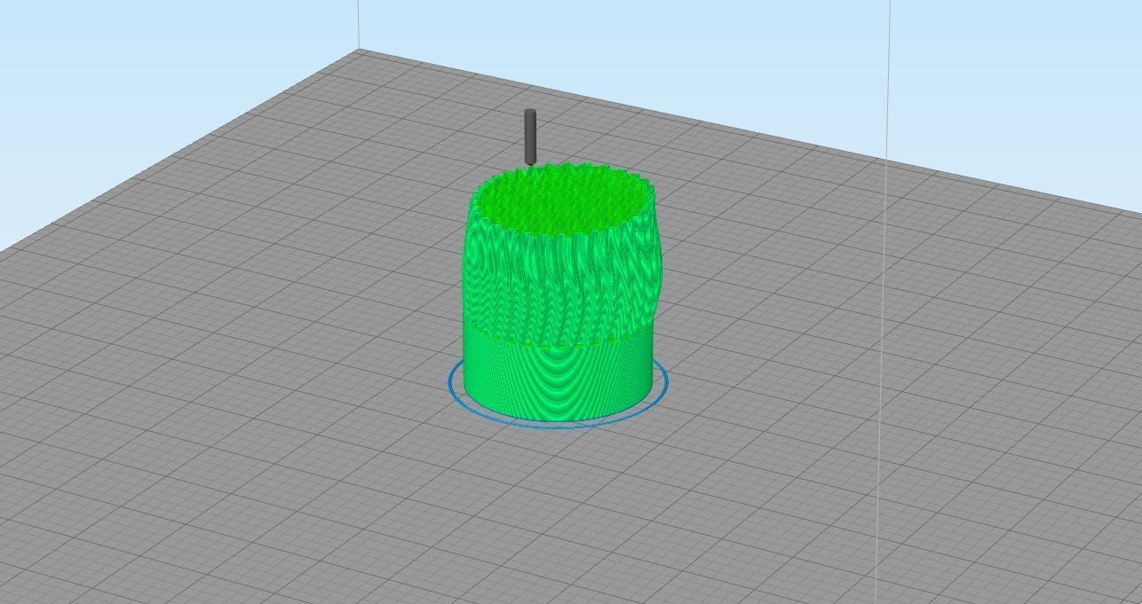 Wavy grooved candle 3D print model_7