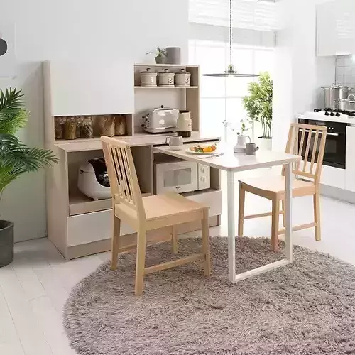 Real multipurpose island dining table