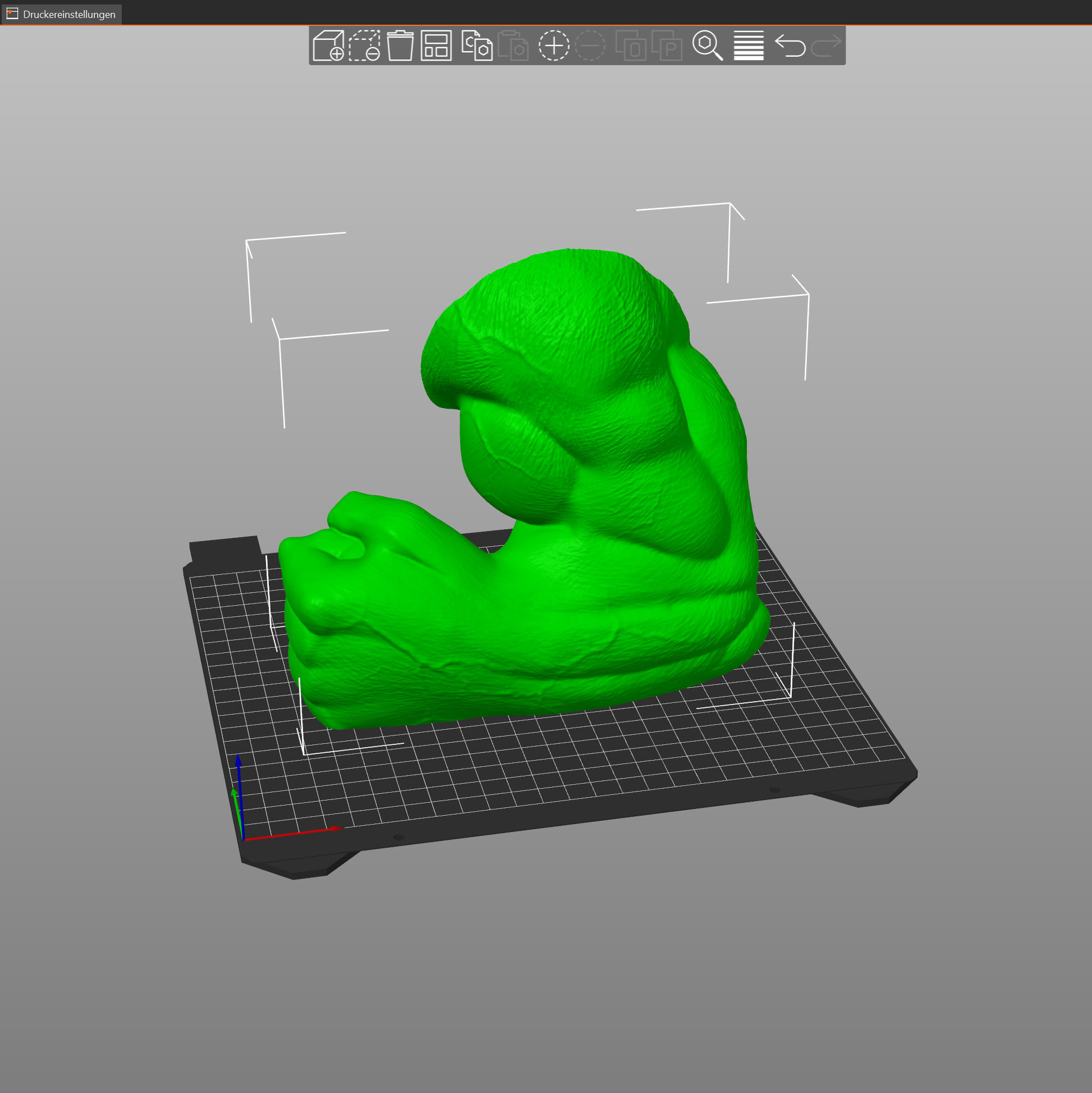 Dog Pug -Dozer Bust 3D print model_10