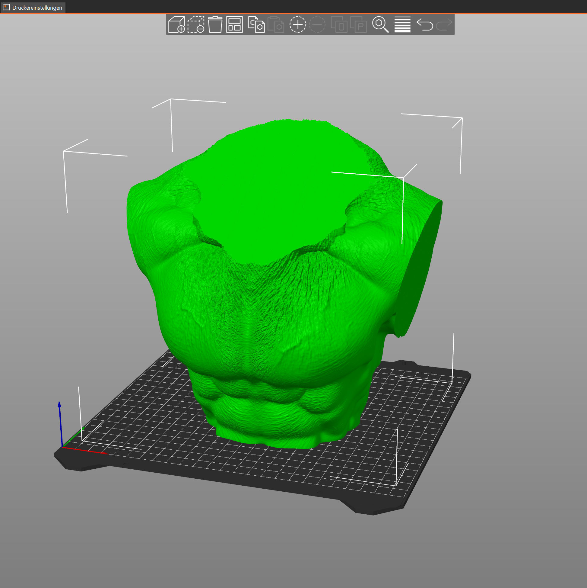 Dog Pug -Dozer Bust 3D print model_12