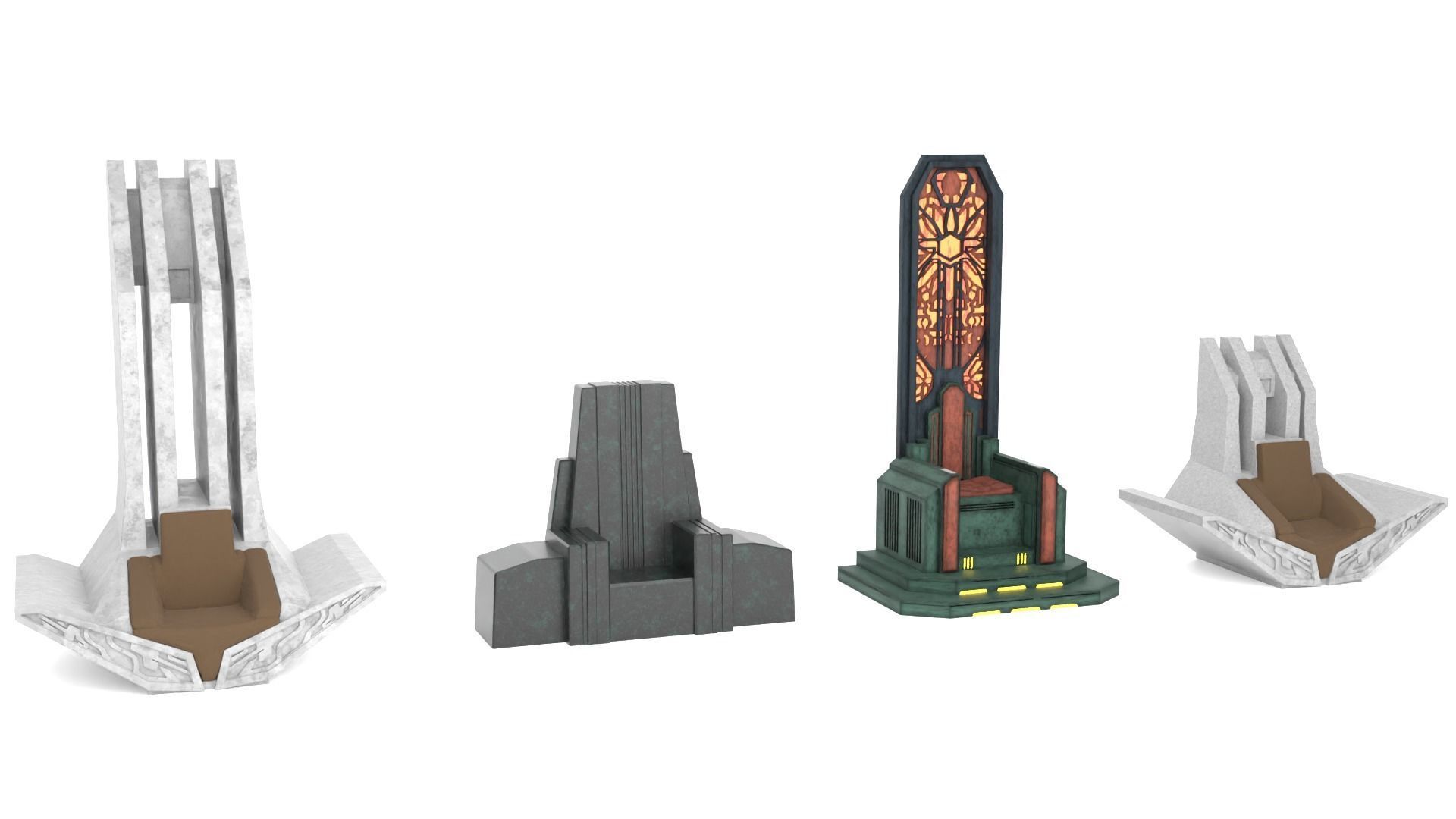 Star Wars Throne collection 1-6 scale Hottoys _6