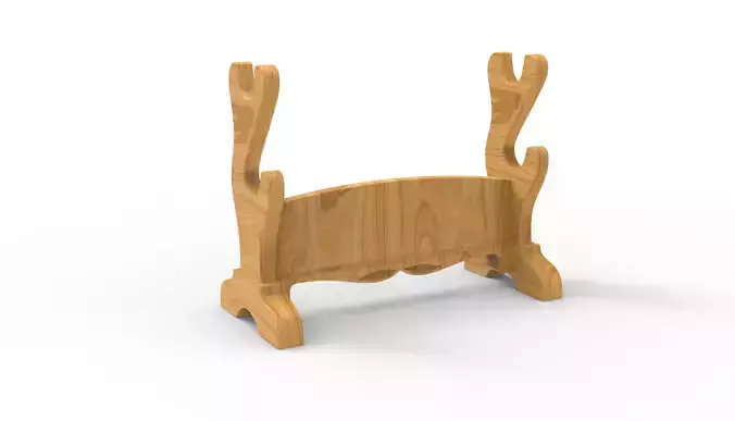 3d stl file of sword holder 3D print model
