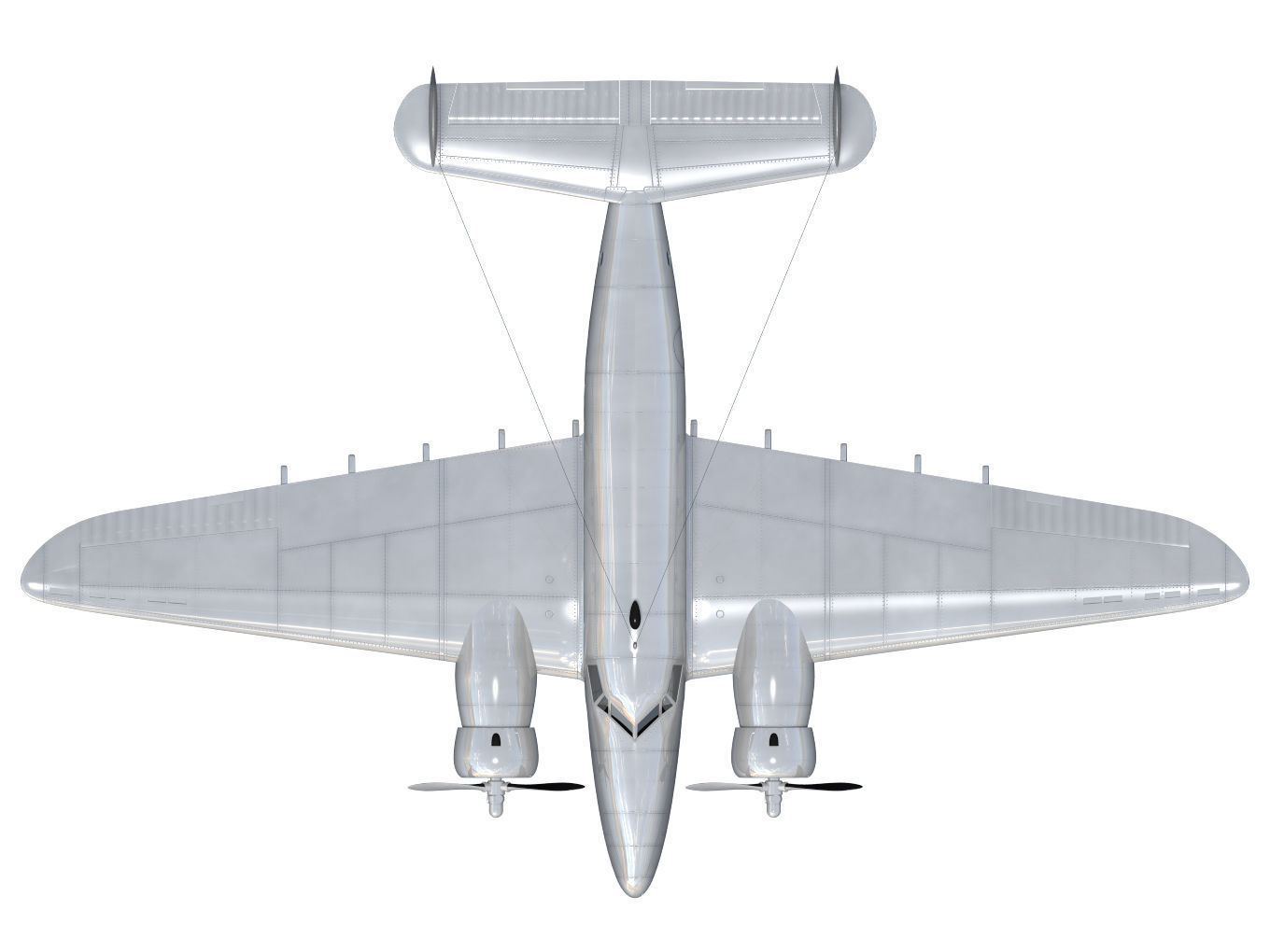 Lockheed L-14 Super Electra 3D model_11