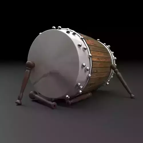 traditional drum 3D print model