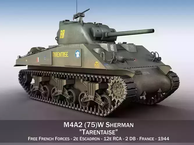 M4A2 Sherman - Tarentaise