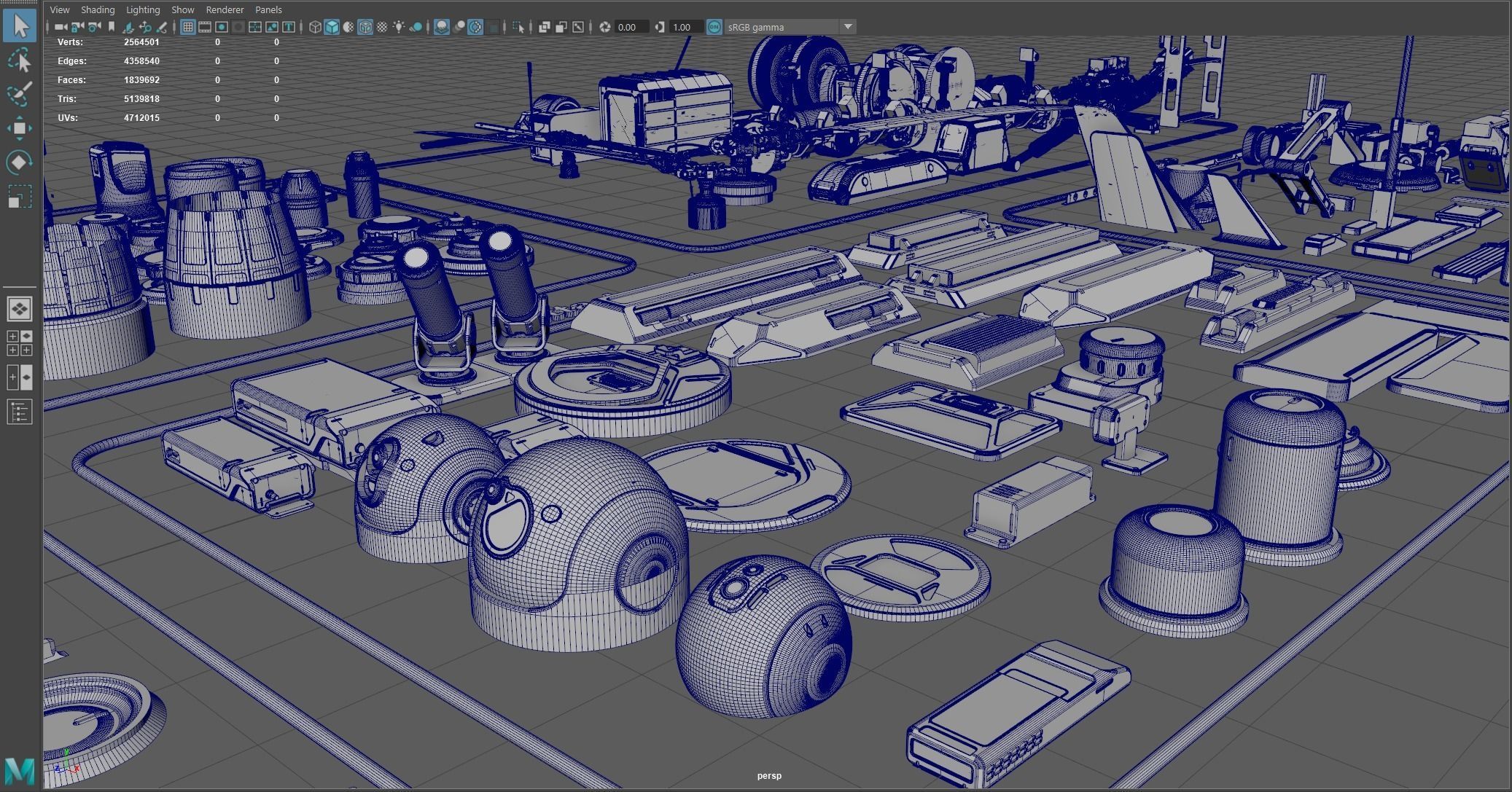 Vehicle Kitbash 3D model_10