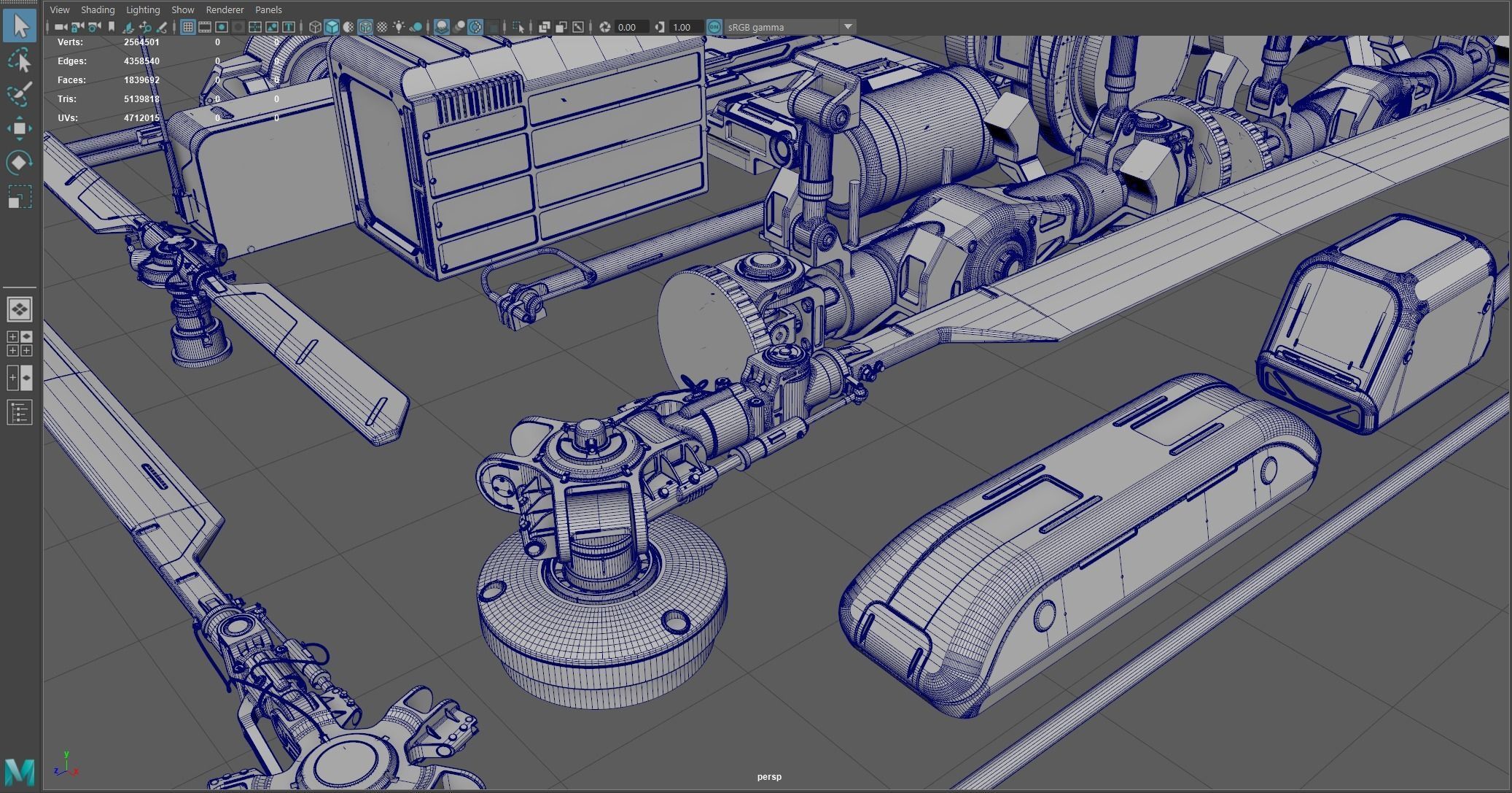 Vehicle Kitbash 3D model_12