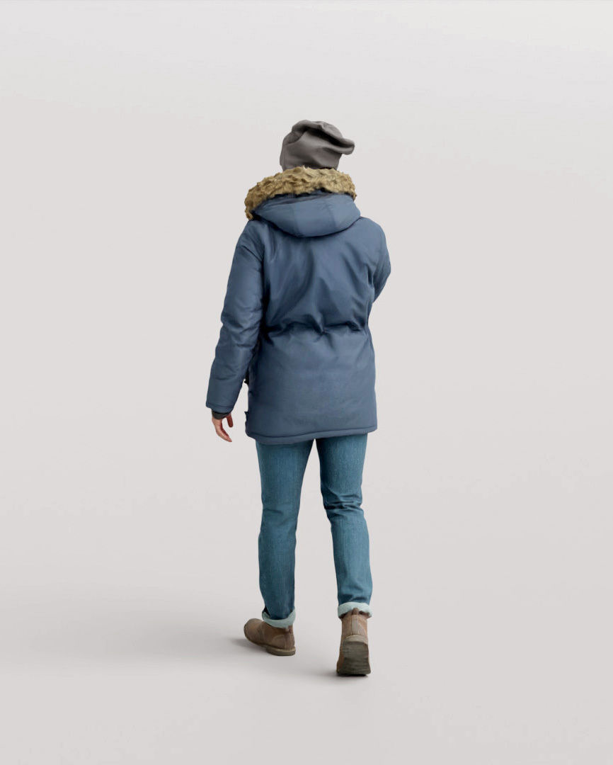 Humano Winter Autumn Man 1101 3D model_5