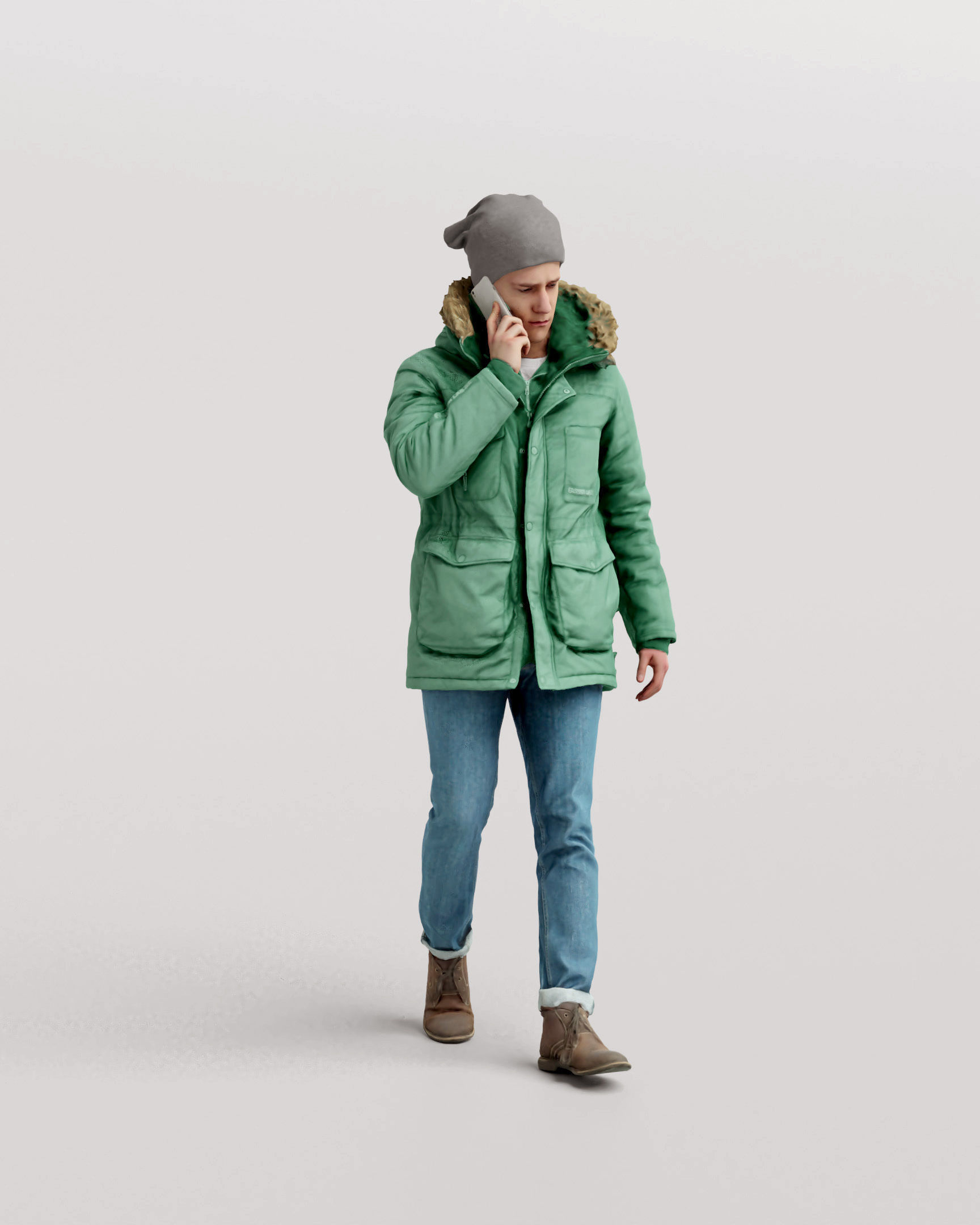 Humano Winter Autumn Man 1101 3D model_3