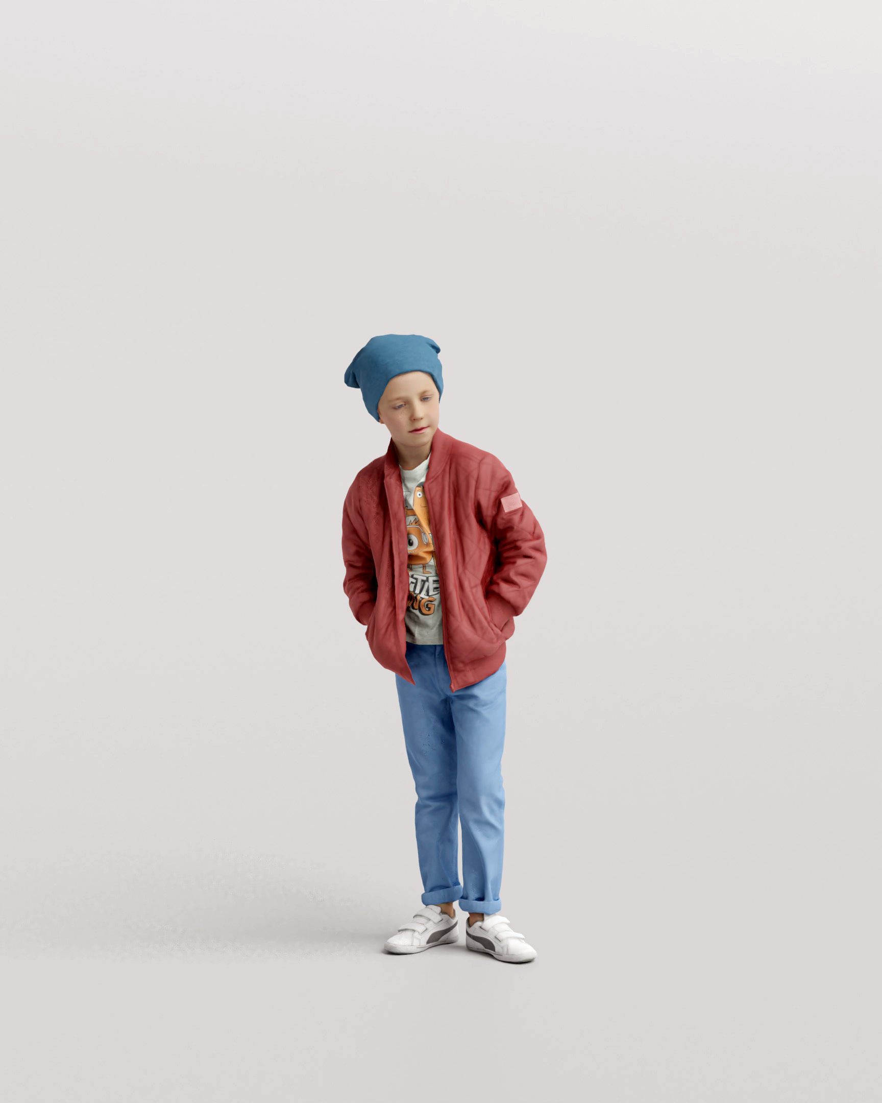 Humano Winter Autumn People 1110 3D model_2