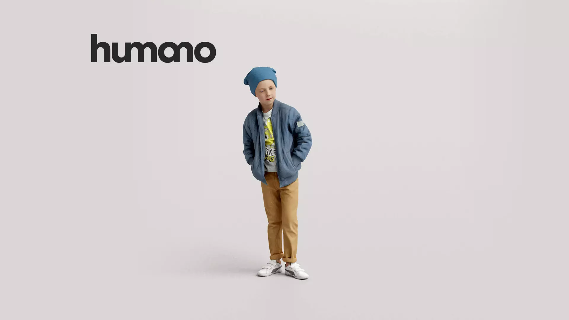 Humano Winter Autumn People 1110 3D model_0