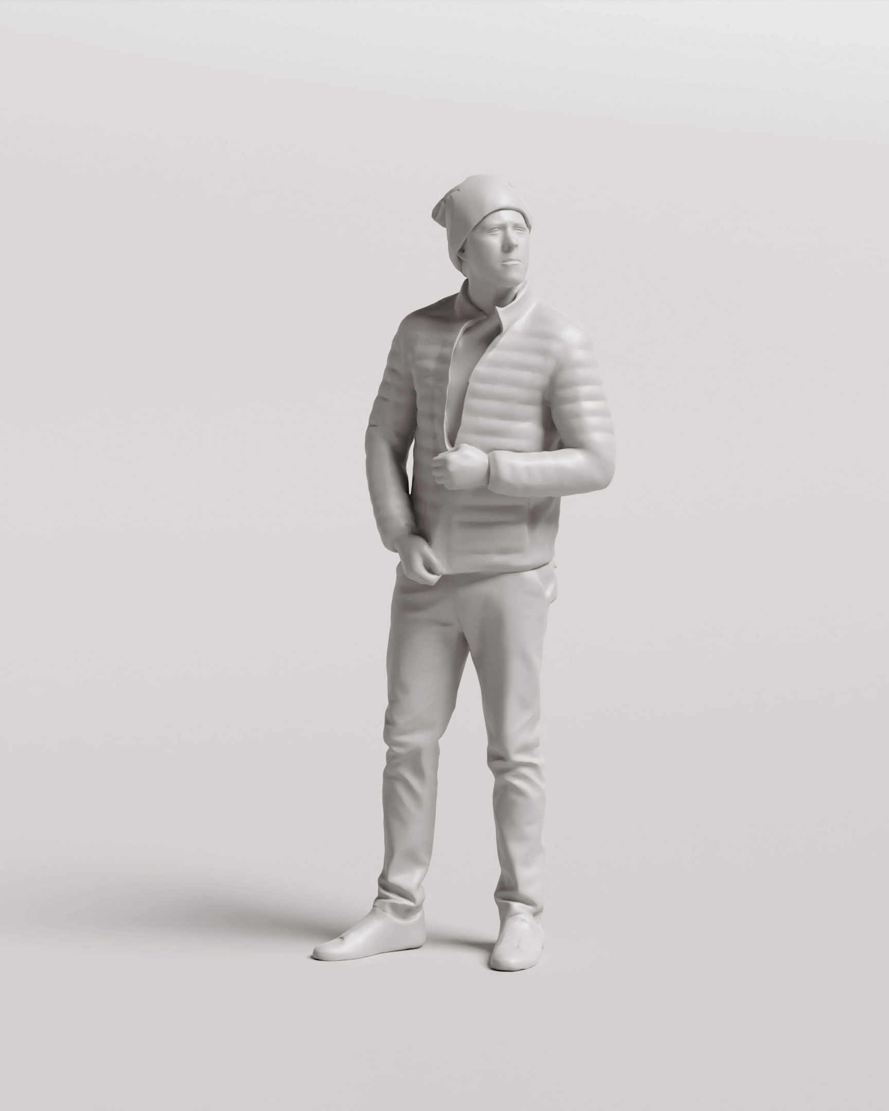 Humano Winter Autumn Man 1107 3D model_6