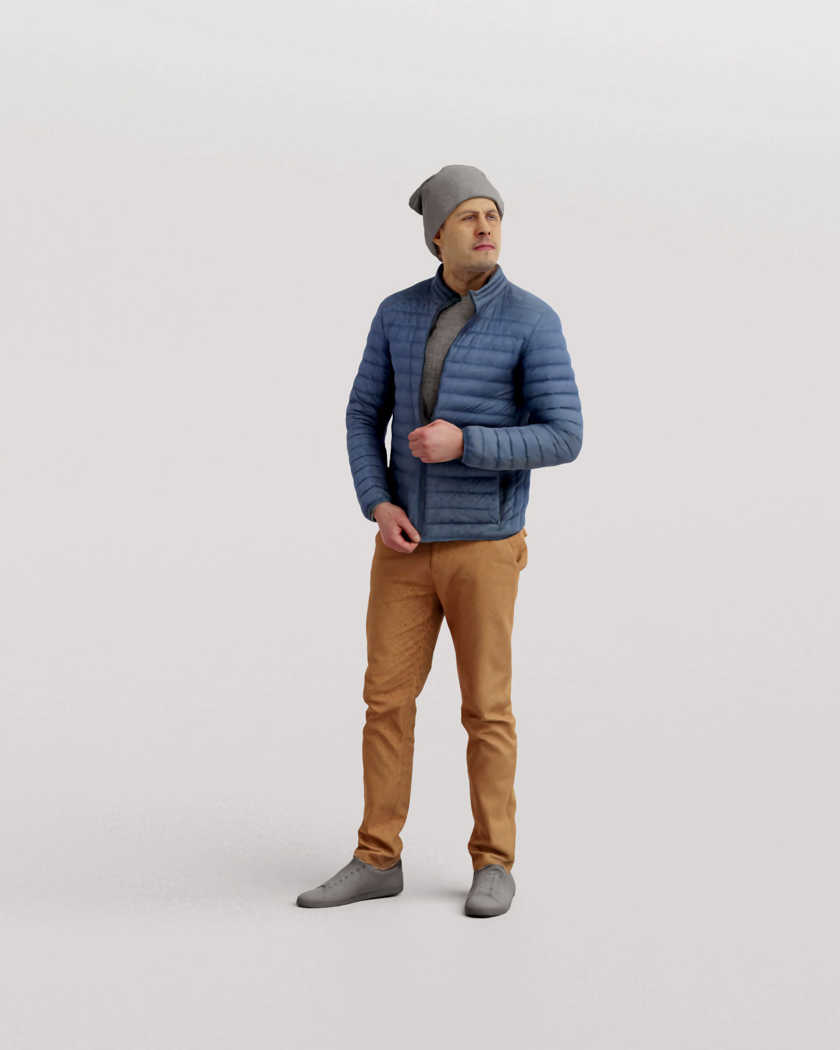 Humano Winter Autumn Man 1107 3D model_2