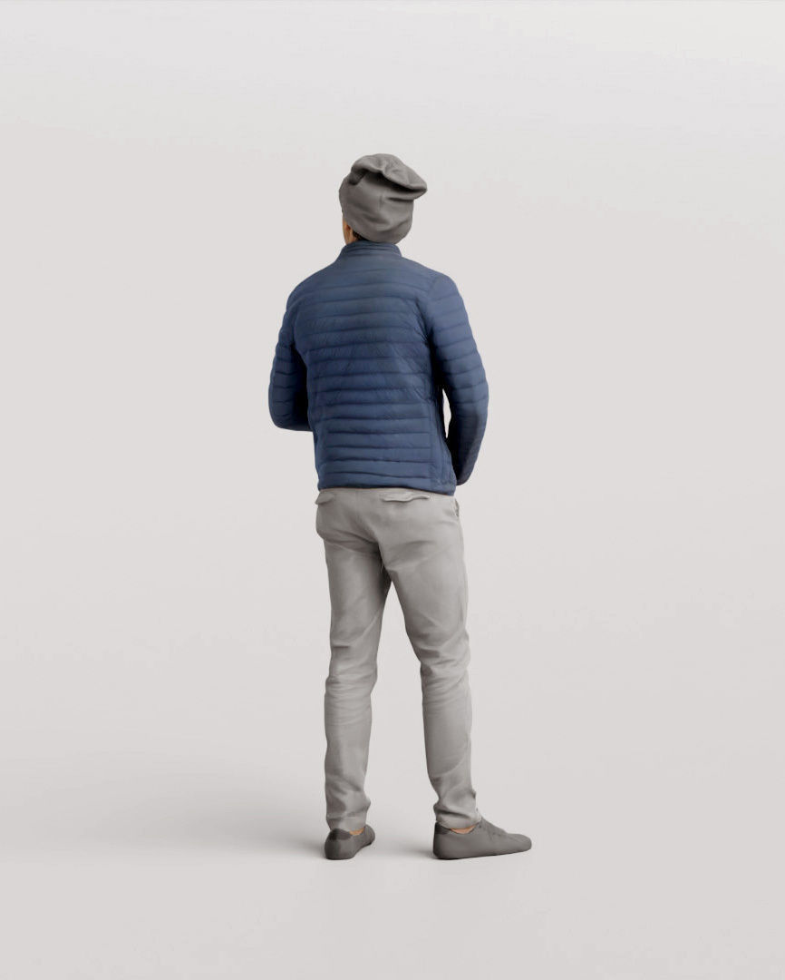 Humano Winter Autumn Man 1107 3D model_5