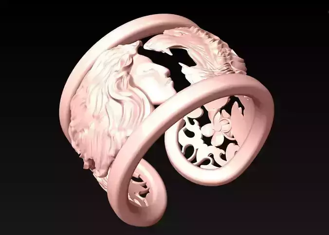 Lion Ring - Human Rings - N1349