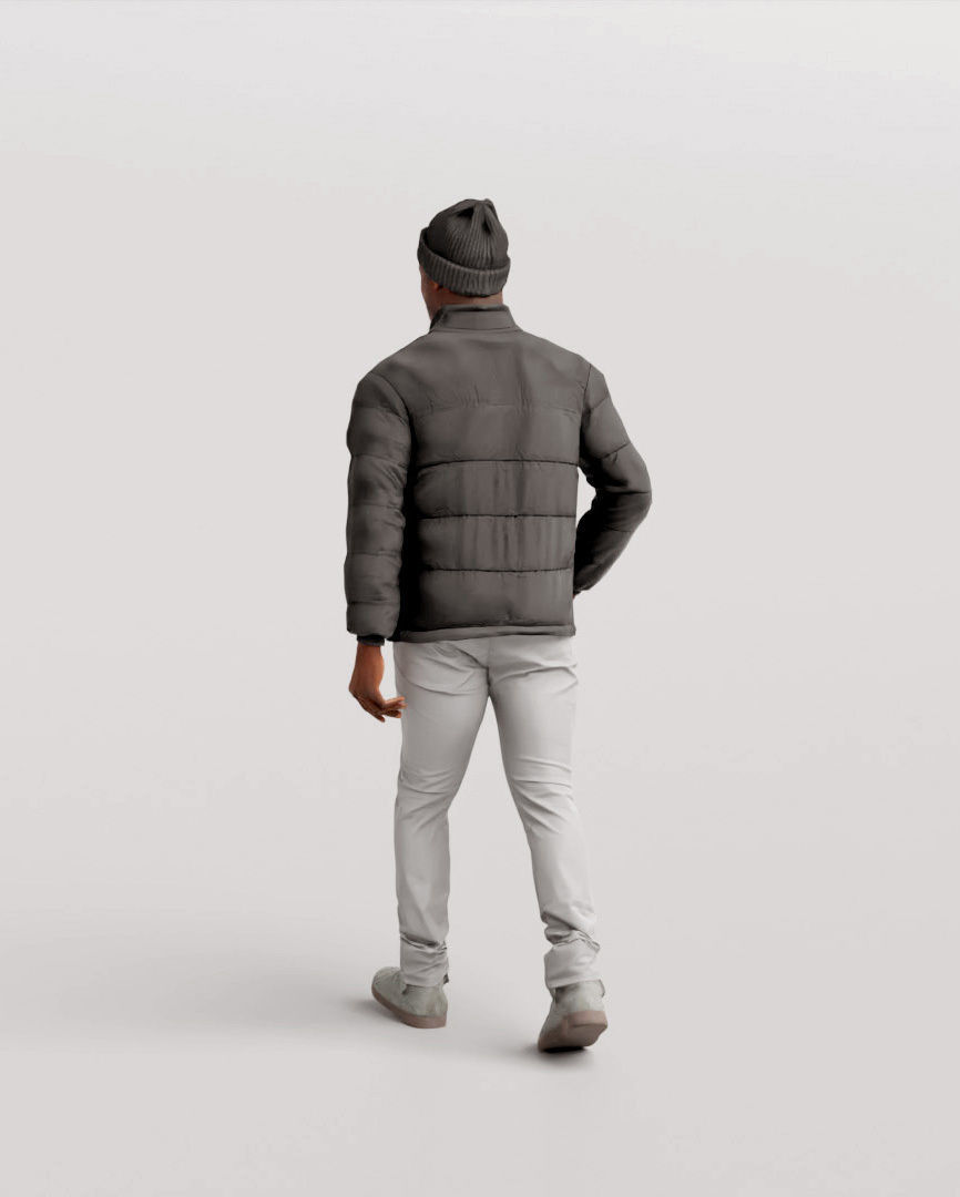 Humano Winter Autumn Man 1106 3D model_5