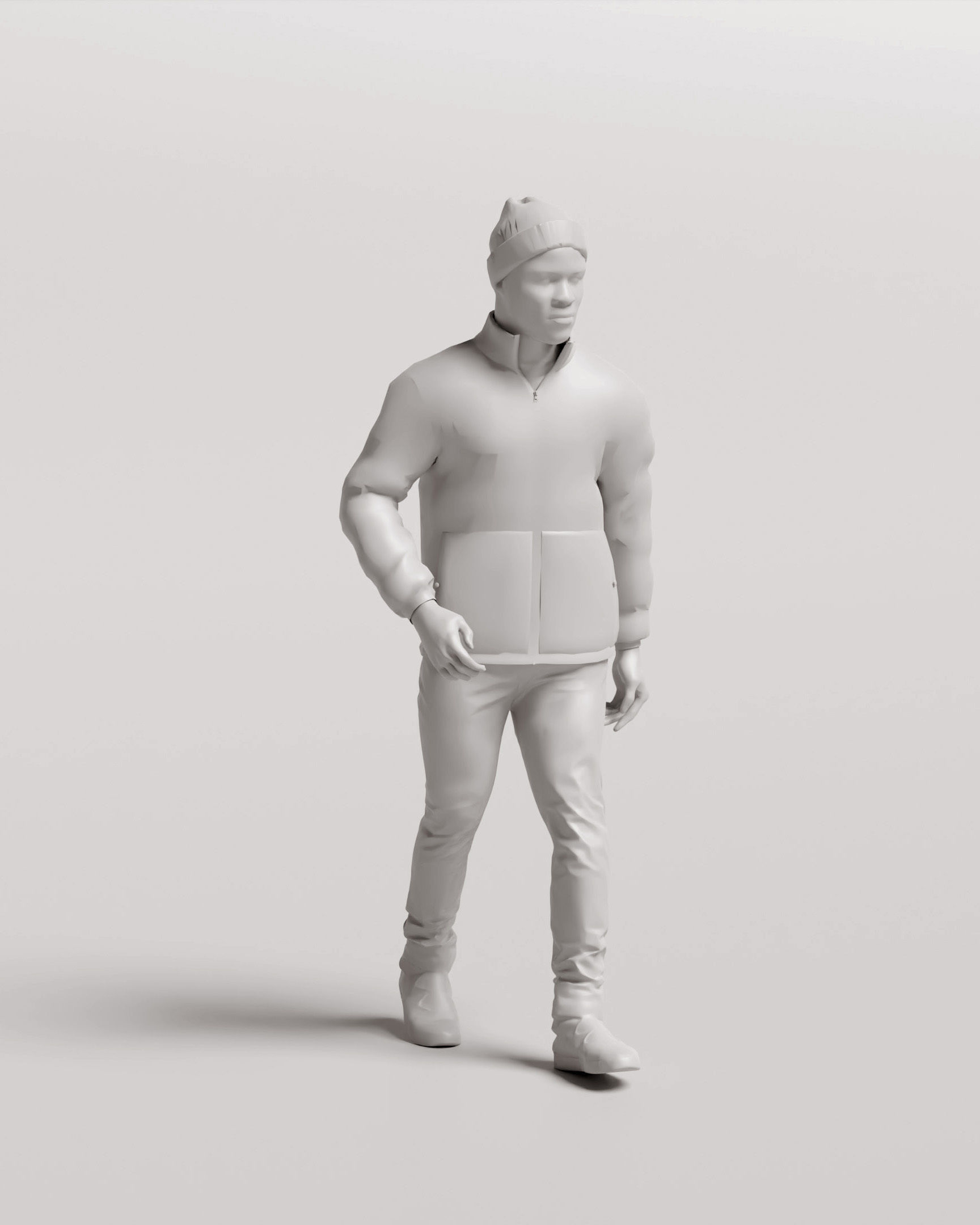 Humano Winter Autumn Man 1106 3D model_6