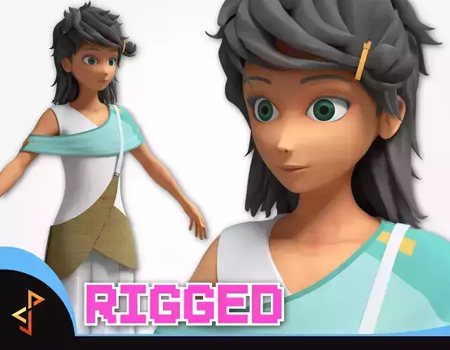 Kaibi - Modello animabile